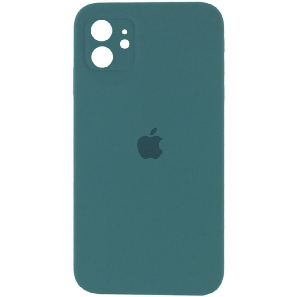 Чехол для смартфона Silicone Full Case AA Camera Protect для Apple iPhone 12 46, Pine Green (FullAAi12-46)