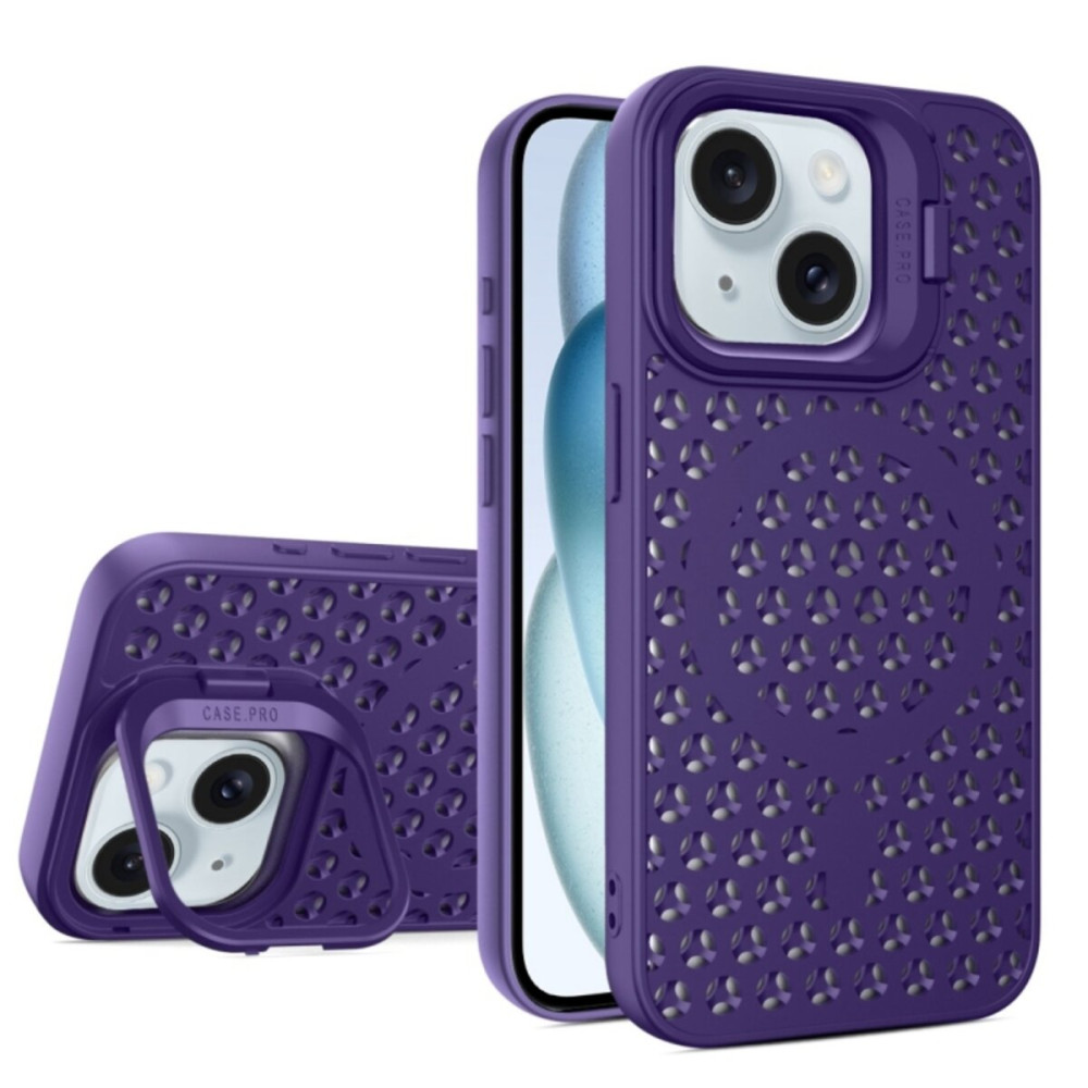 Чехол для смартфона Cosmic Grater Stand для Apple iPhone 15 фиолетовый (GRASTiP15Purple)