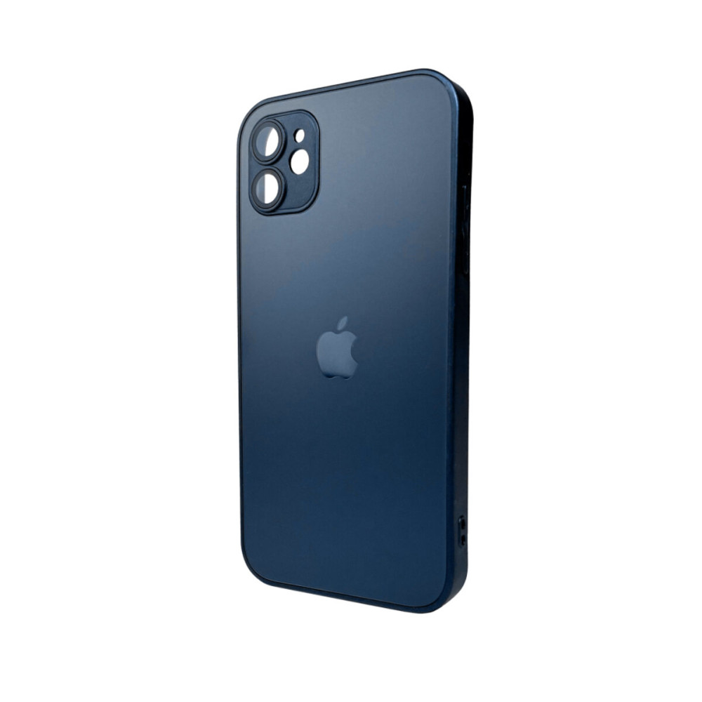 Чехол для смартфона AG Glass Matt Frame Color Logo для Apple iPhone 11 Темно-синий (AGMattFrameiP11Blue)