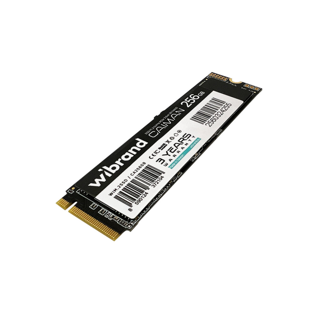 SSD M.2 Wibrand Caiman 256GB NVMe 2280 PCIe 3.0 3D NAND (WIM.2SSD/CA256GB)