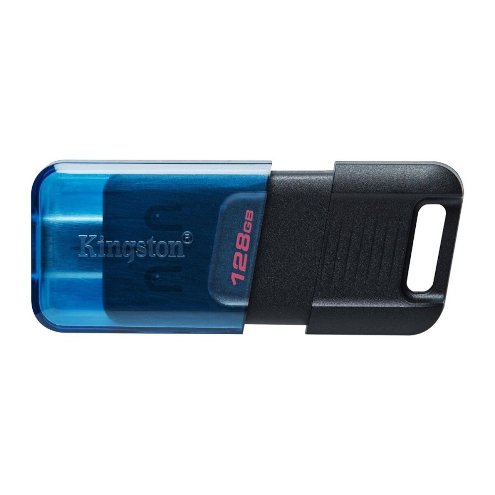 Flash Kingston USB 3.2 DT 80M 128GB Type-C Черный/Синий (DT80M/128GB)