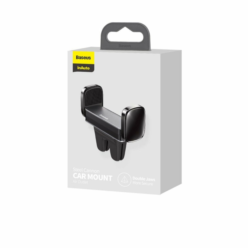 Держатель для мобильного Baseus Steel Cannon Air Outlet Car Mount Black (SUGP-01)