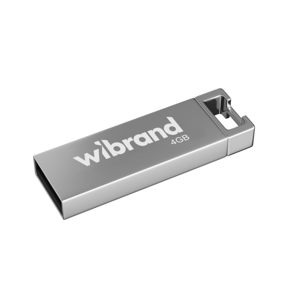 Flash Wibrand USB 2.0 Хамелеон 4Гб Серебристый (WI2.0/CH4U6S)