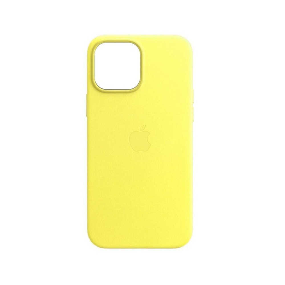 Чехол для смартфона Leather AAA Full Magsafe IC для iPhone 15 Pro Canary Yellow (Leat15PCanaryYellow)