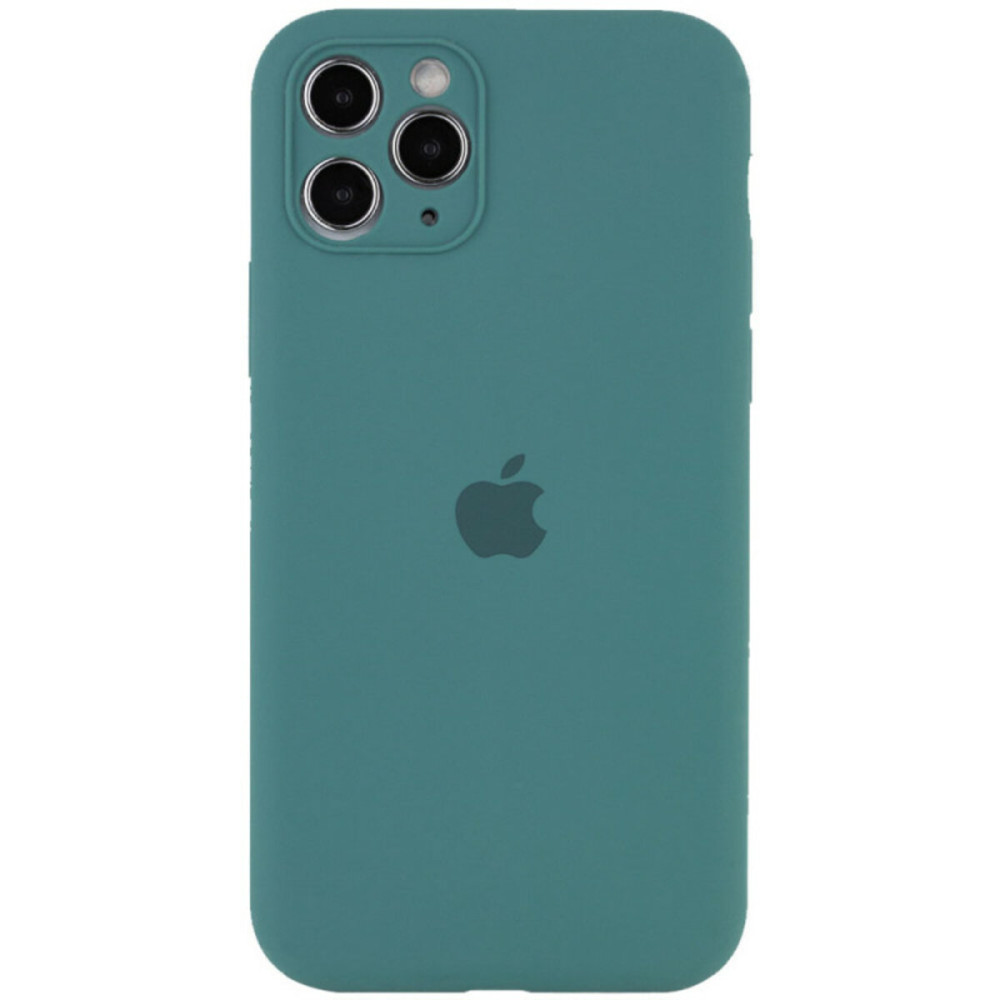 Чехол для смартфона Silicone Full Case AA Camera Protect для Apple iPhone 12 Pro Max 46, Pine Green (FullAAi12PM-46)