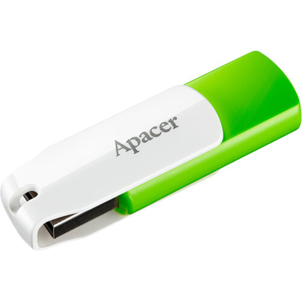 Flash Apacer USB 2.0 AH335 64Gb зеленый (AP64GAH335G-1)