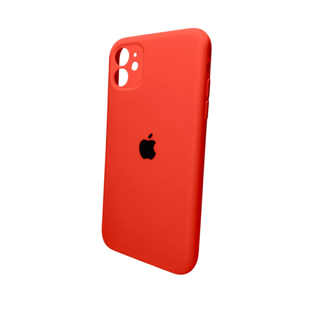 Чехол для смартфона Silicone Full Case AA Camera Protect для Apple iPhone 11 круглый 11,Красный (FullAAKPi11-11)