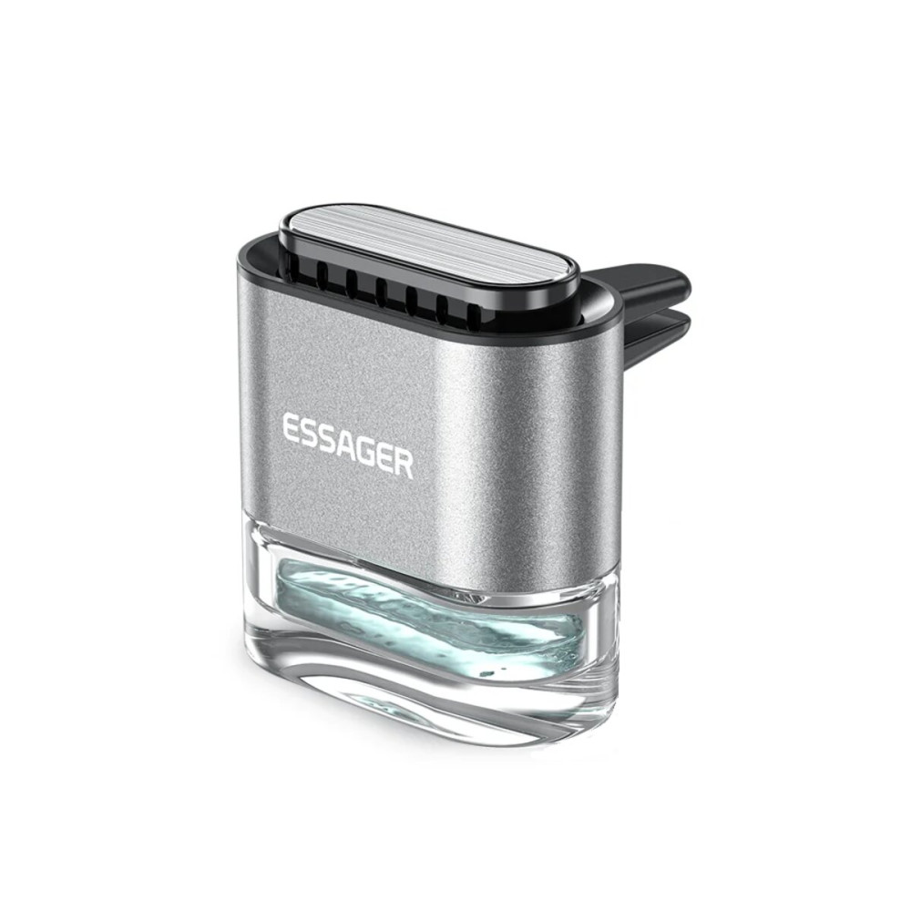 Автомобильный освежитель воздуха ESSAGER CAR air outlet press type perfume bottle Silver (EXPCFA-HH10)