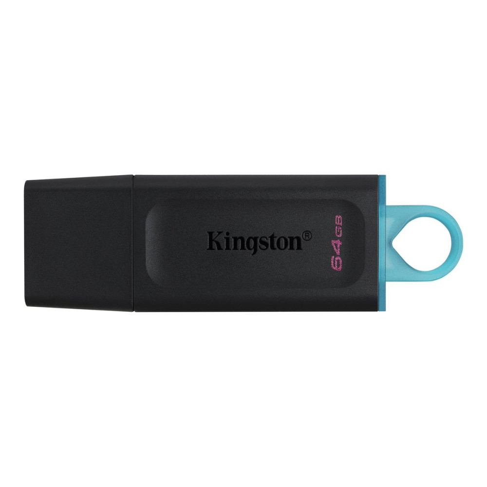 Flash Kingston USB 3.2 DT Exodia 64GB черный/бирюзовый (DTX/64GB)