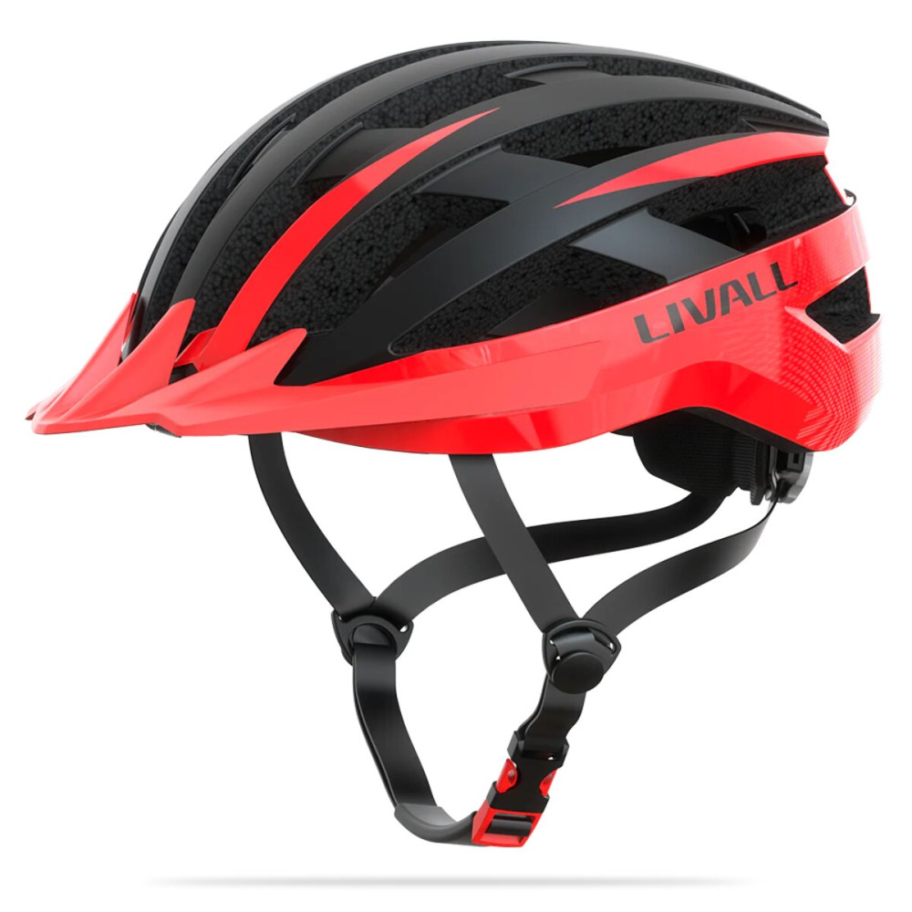 Защитный шлем Livall MT1 NEO (L) Black/Red (58-62см), акустика, микрофон, сигналы поворота и стопа, приложение, пульт BR80, Bluetooth (LIV-T0MT1N-1343)