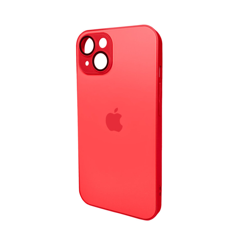 Чехол для смартфона AG Glass Matt Frame Color Logo для Apple iPhone 15 Coke Red (AGMattFrameiP15Red)