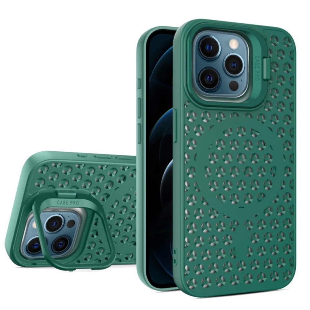 Чехол для смартфона Cosmic Grater Stand для Apple iPhone 12 Pro Max тёмно-зелёный (GRASTiP12PMDarkGreen)