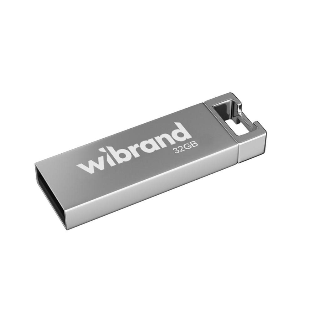 Flash Wibrand USB 2.0 Хамелеон 32Гб Серебристый (WI2.0/CH32U6S)