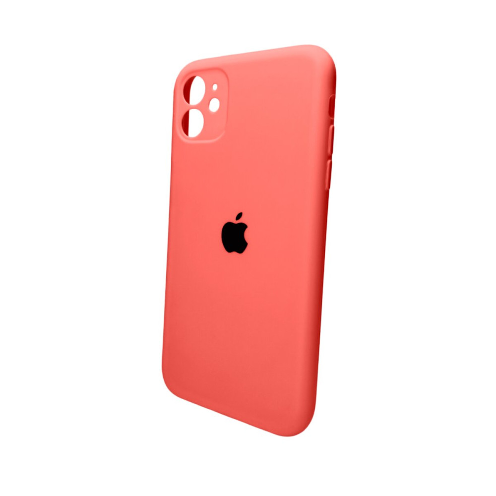 Чехол для смартфона Silicone Full Case AA Camera Protect для Apple iPhone 11 Pro Max кругл 18, Peach (FullAAKPi11PM-18)