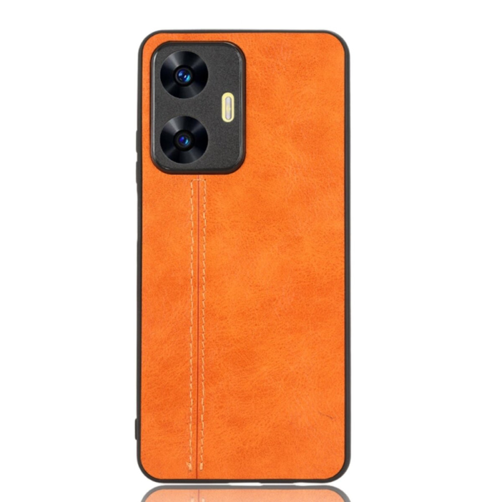 Чехол для смартфона Cosmiс Leather Case для Realme C55 оранжевый (CoLeathRealC55Orange)