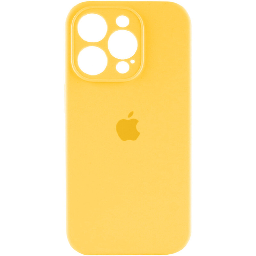 Чехол для смартфона Silicone Full Case AA Camera Protect для Apple iPhone 13 Pro 56, Солнечный Желтый (FullAAi13P-56)