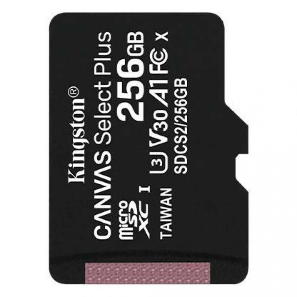 microSDXC (UHS-1) Kingston Canvas Select Plus 256Гб класс 10 А1 (R-100МБ/с) (SDCS2/256GBSP)