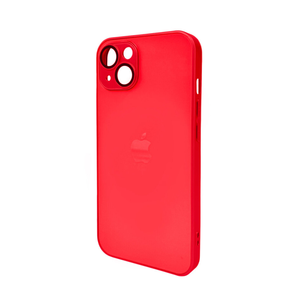 Чехол для смартфона AG Glass Matt Frame Color Logo для Apple iPhone 13 Coke Red (AGMattFrameiP13Red)