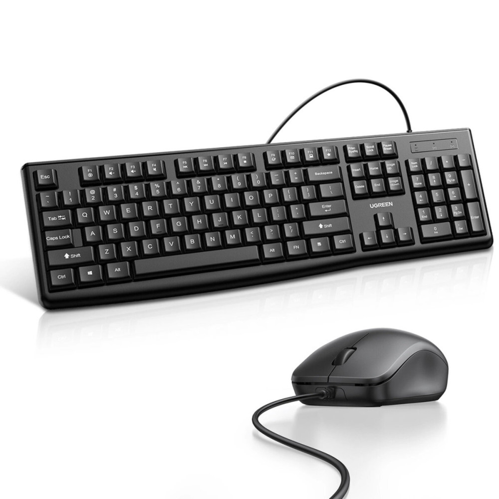 Комплект с манипулятором мыши и клавиатуры UGREEN Wired Keyboard and Mouse Combo (UGR-15217)