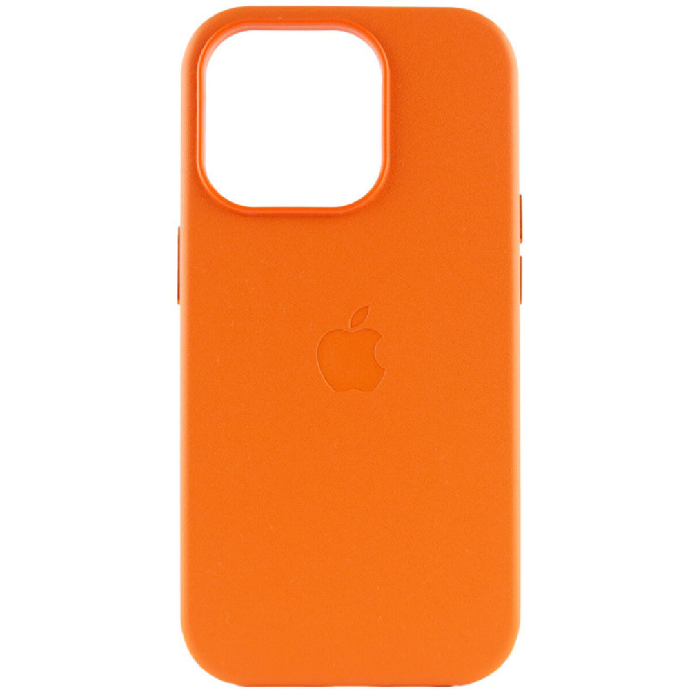 Чехол для смартфона Leather AAA Full Magsafe IC для iPhone 15 Pro Max Orange (Leat15PMOrange)