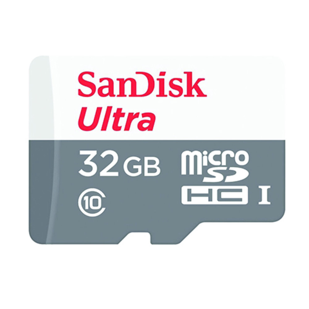 microSDHC (UHS-1) SanDisk Ultra 32Gb класс 10 A1 (100Mb/s) (SDSQUNR-032G-GN3MN)