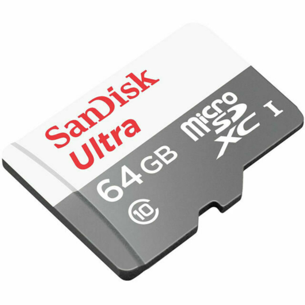 microSDXC (UHS-1) SanDisk Ultra 64Gb класс 10 A1 (100Mb/s) (SDSQUNR-064G-GN3MN)