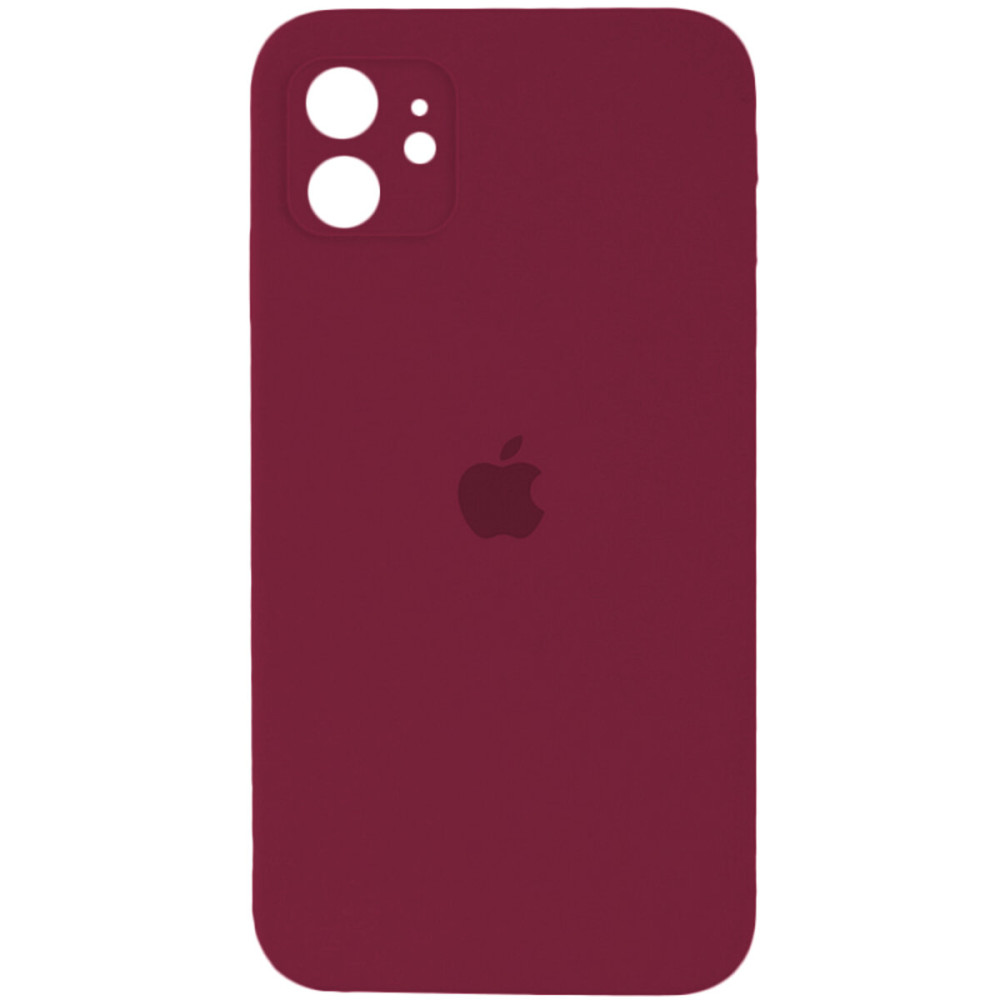 Чехол для смартфона Silicone Full Case AA Camera Protect для Apple iPhone 11 47,Слива (FullAAi11-47)