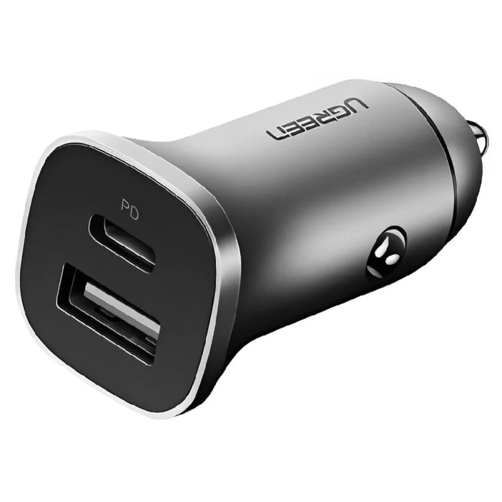 Автомобильное зарядное устройство UGREEN CD130 Dual USB Car Charger (Space Gray) (UGR-30780) (UGR-30780)