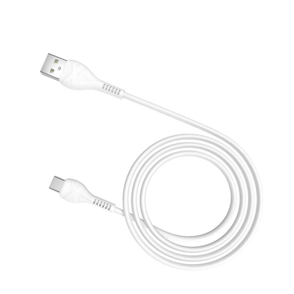 Кабель HOCO X37 USB to Type-C 3A, 1м, ПВХ, ПВХ разъемы, белый (6931474710512)