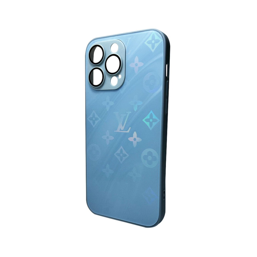 Чехол для смартфона AG Glass Gradient LV Frame для Apple iPhone 12 Pro Max Sierra Blue (AGLVFrameiP12PMLSBlue)