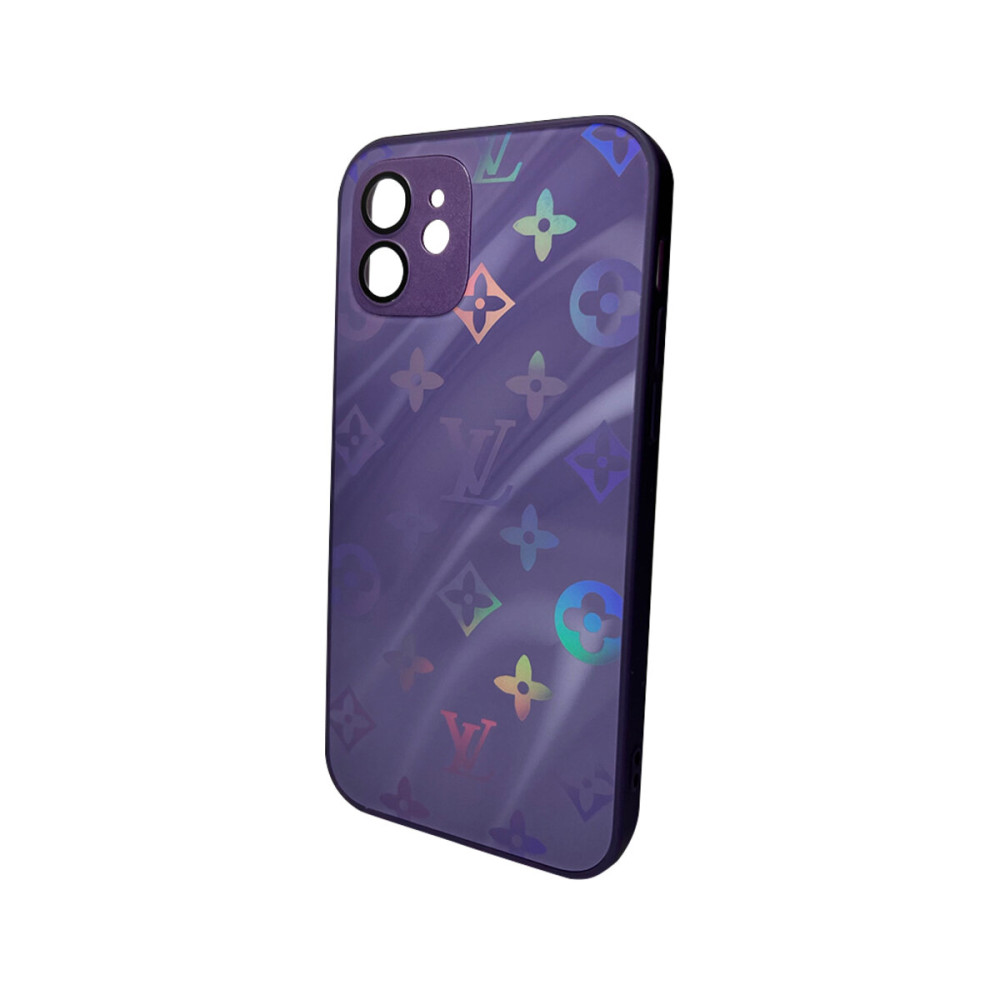 Чехол для смартфона AG Glass Gradient LV Frame для Apple iPhone 13 Темно-фиолетовый (AGLVFrameiP13Purple)