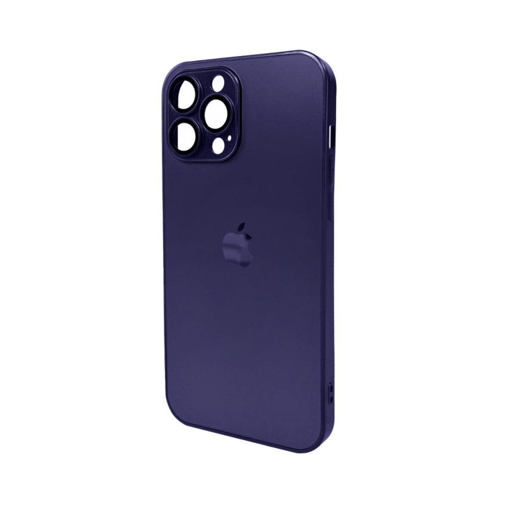 Чехол для смартфона AG Glass Matt Frame Color Logo для Apple iPhone 13 Pro Max темно-фиолетовый (AGMattFrameiP13PMPurple)