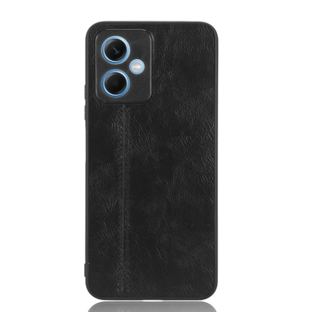 Чехол для смартфона Cosmiс Leather Case для Poco X5 5G Черный (CoLeathPocoX5Black)