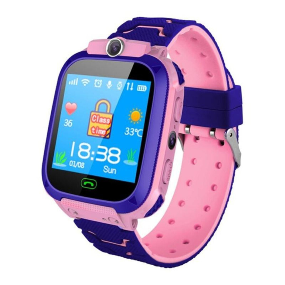 Детские смарт-часы Kids SM Q12B LBS+IP67 Розовые (Q12BPink)