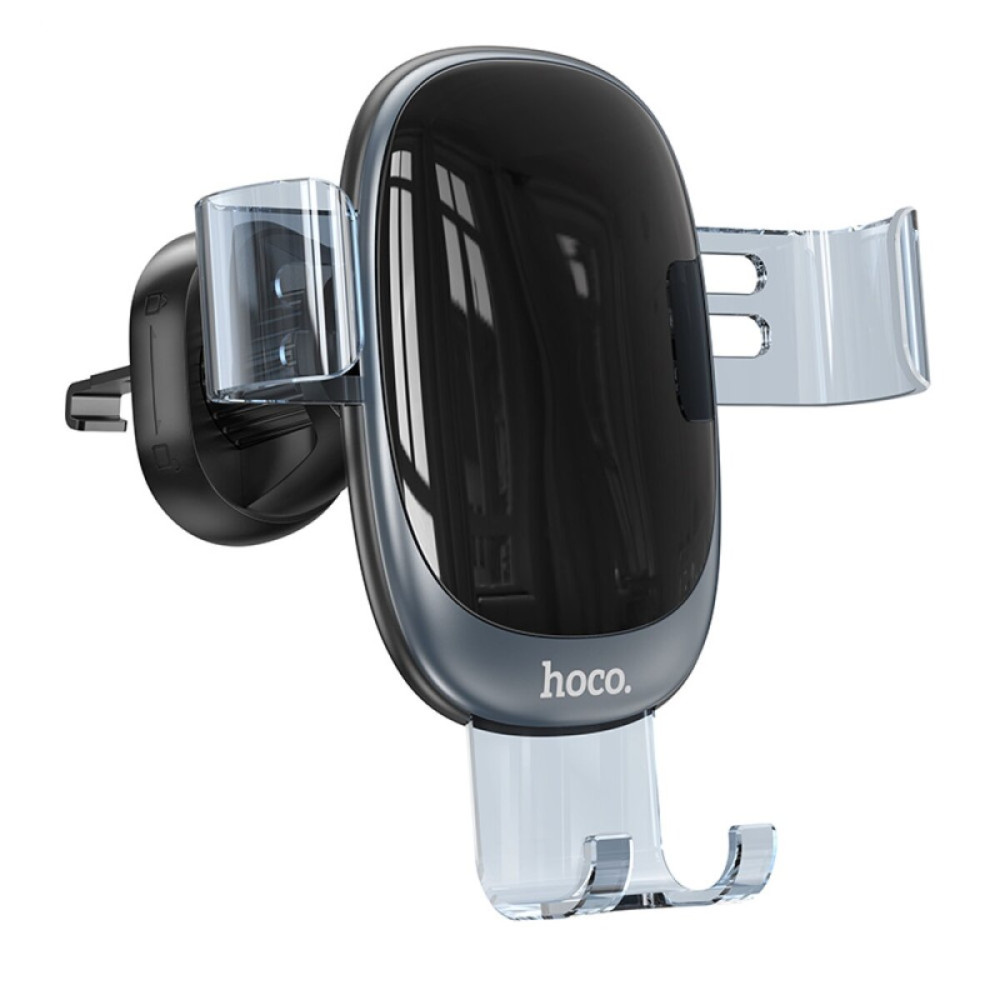 Держатель для мобильного HOCO H7 small gravity car holder(air outlet) Space Grey (6931474791443)