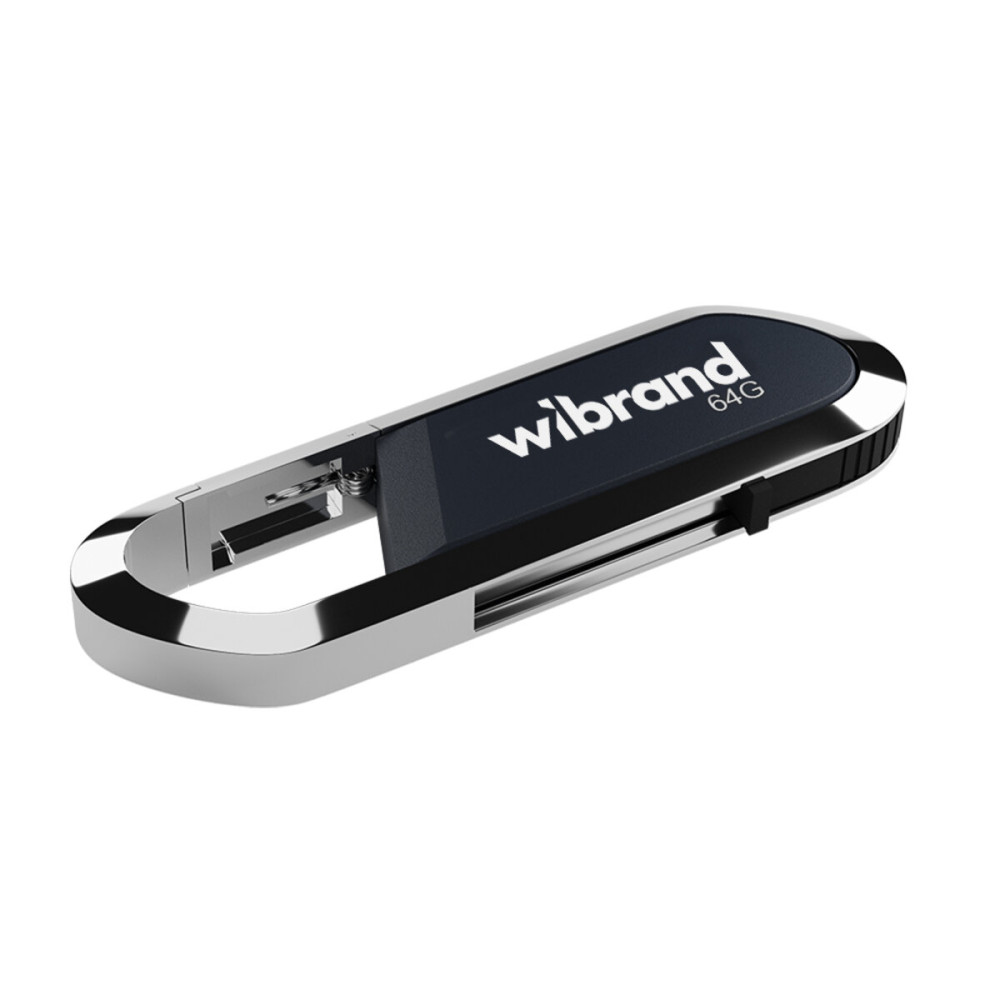 Flash Wibrand USB 2.0 Aligator 64Gb Серый (WI2.0/AL64U7G)