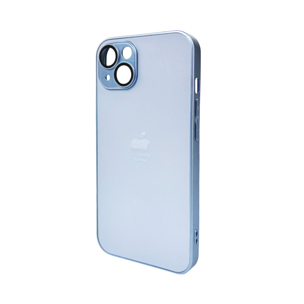 Чехол для смартфона AG Glass Matt Frame Color Logo для Apple iPhone 12 Sierra Blue (AGMattFrameiP12LBlue)