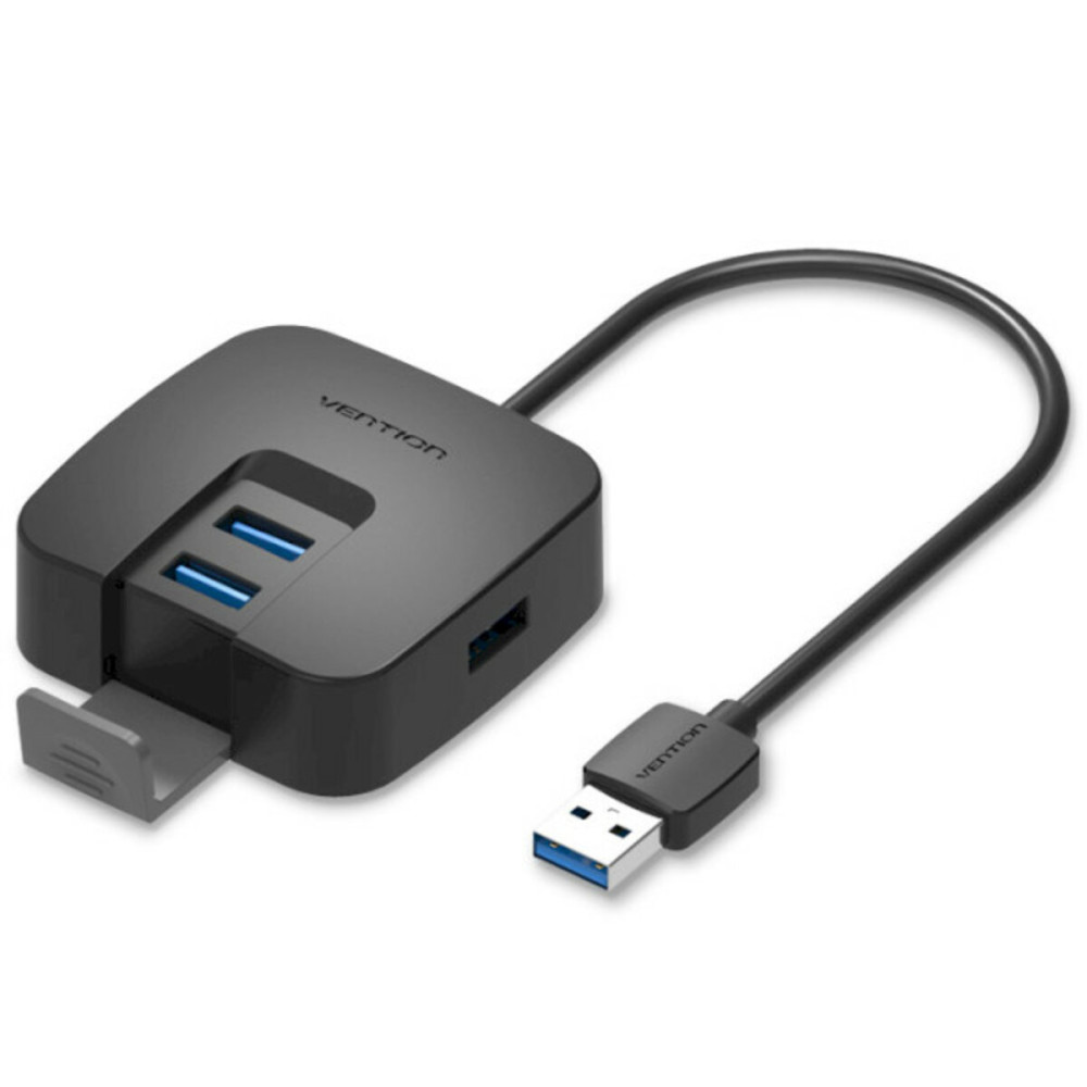 Хаб Vention 4 порта USB 3.0 HUB 0.15M черный (CHBBB) (CHBBB)