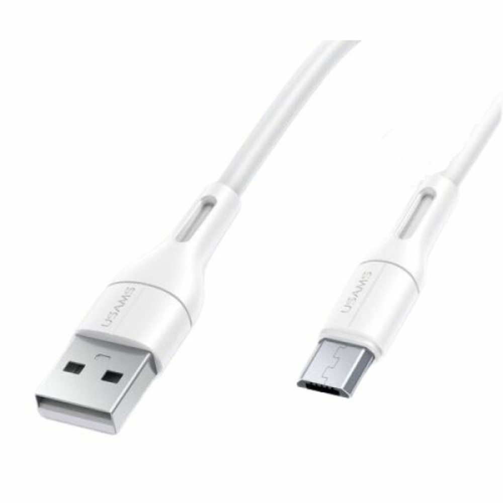 Кабель Usams US-SJ502 U68 Micro Charging & Data Cable 1m белый (SJ502USB02)