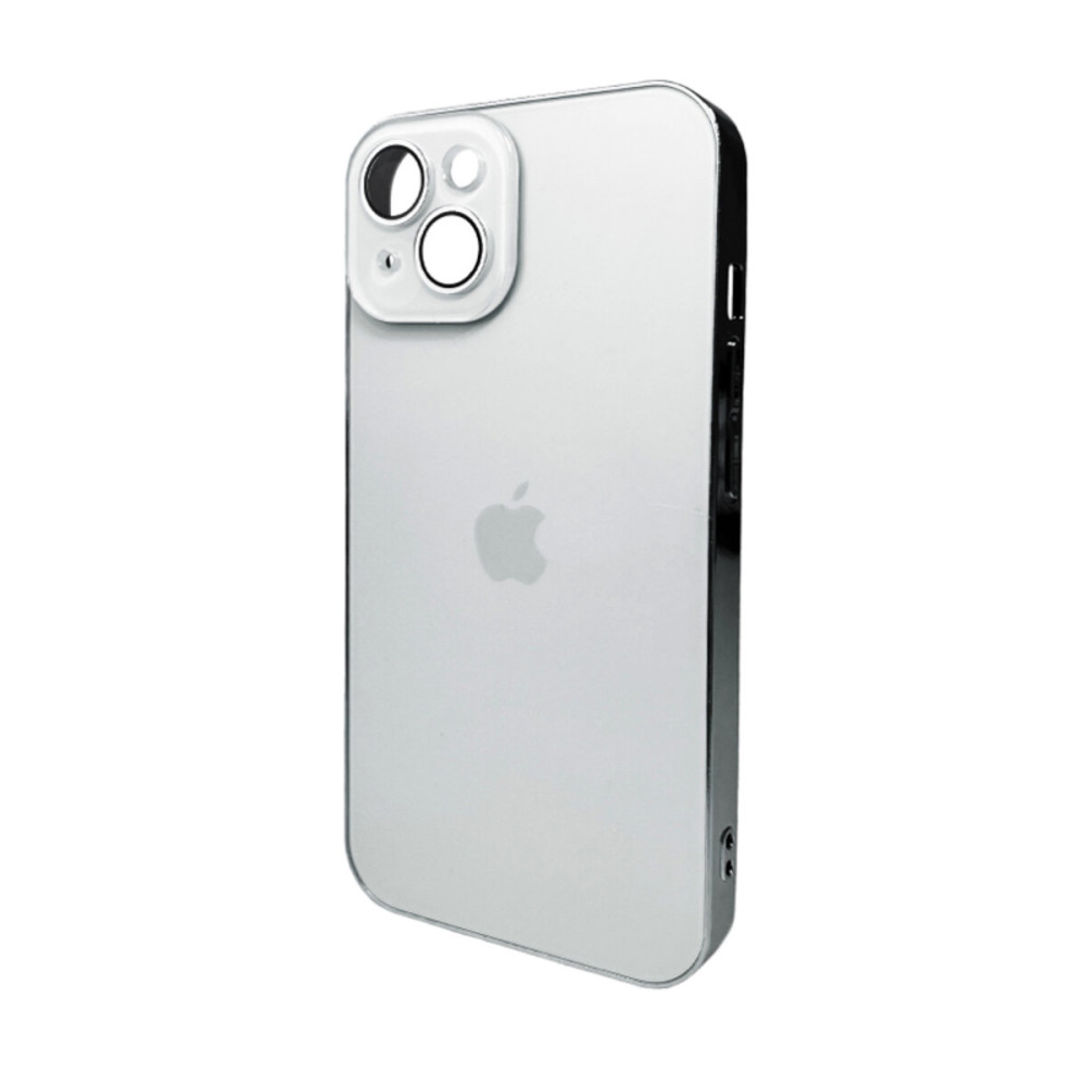 Чехол для смартфона AG Glass Sapphire Frame MagSafe Logo для Apple iPhone 14 белый (AGSappiFRP14White)