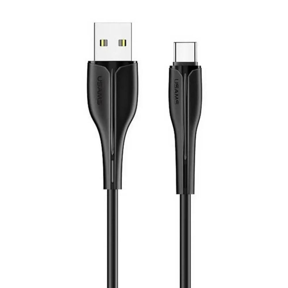 Кабель Usams US-SJ372 U38 Type-C для зарядки и передачи данных 1м черный (SJ372USB01)