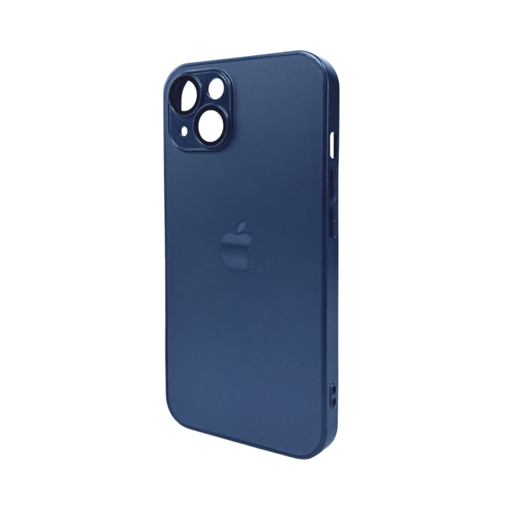 Чехол для смартфона AG Glass Matt Frame Color Logo для Apple iPhone 13 темно-синий (AGMattFrameiP13Blue)