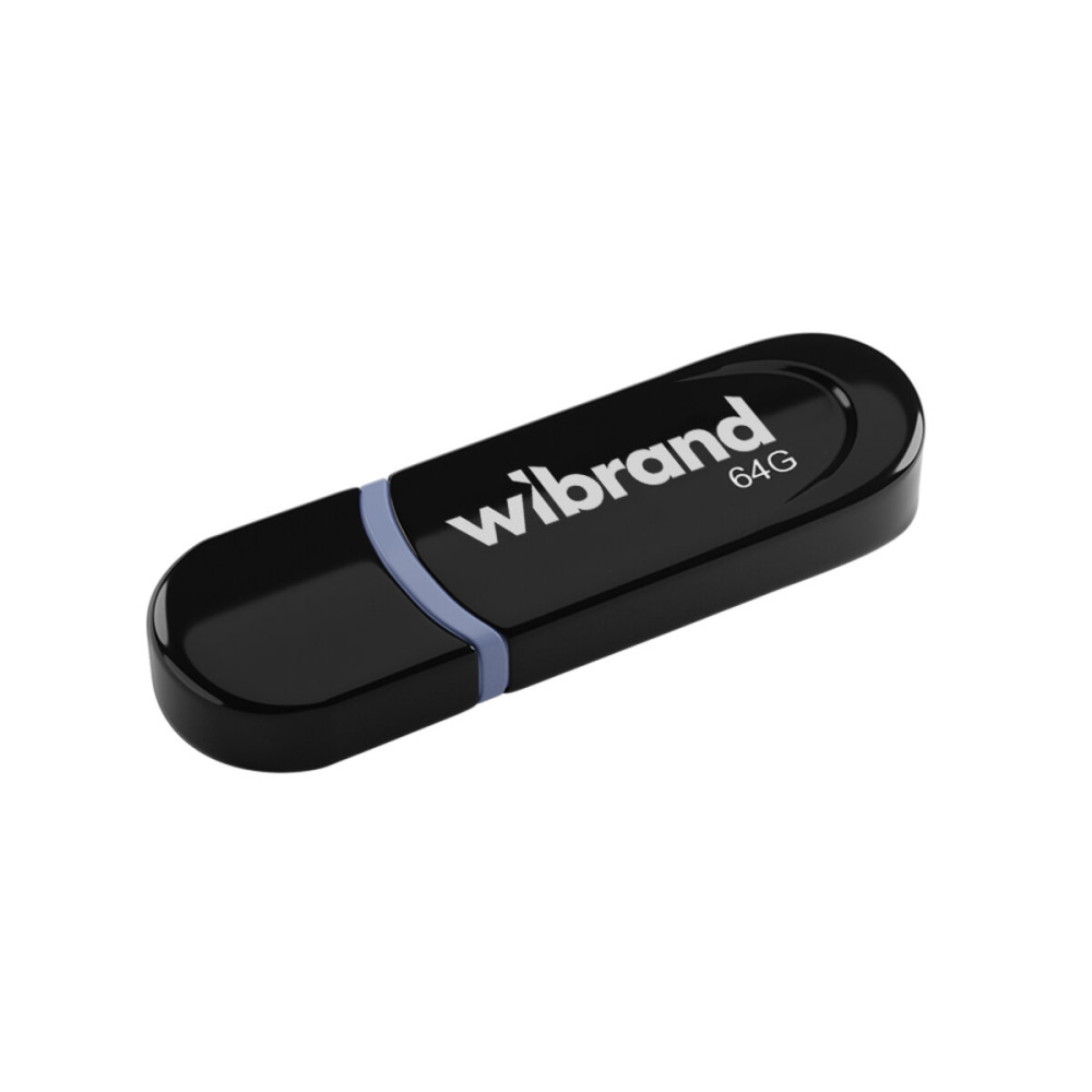 Flash Wibrand USB 2.0 Panther 64Gb Black (WI2.0/PA64P2B)