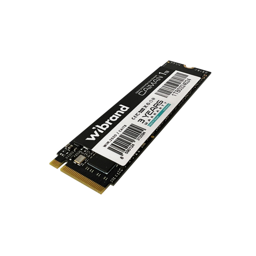 SSD M.2 Wibrand Caiman 1TB NVMe 2280 PCIe 3.0 3D NAND (WIM.2SSD/CA1TB)