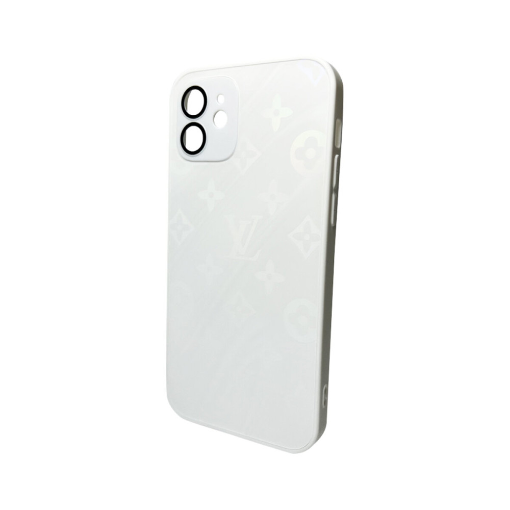 Чехол для смартфона AG Glass Gradient LV Frame для Apple iPhone 14 Pearl White (AGLVFrameiP14White)