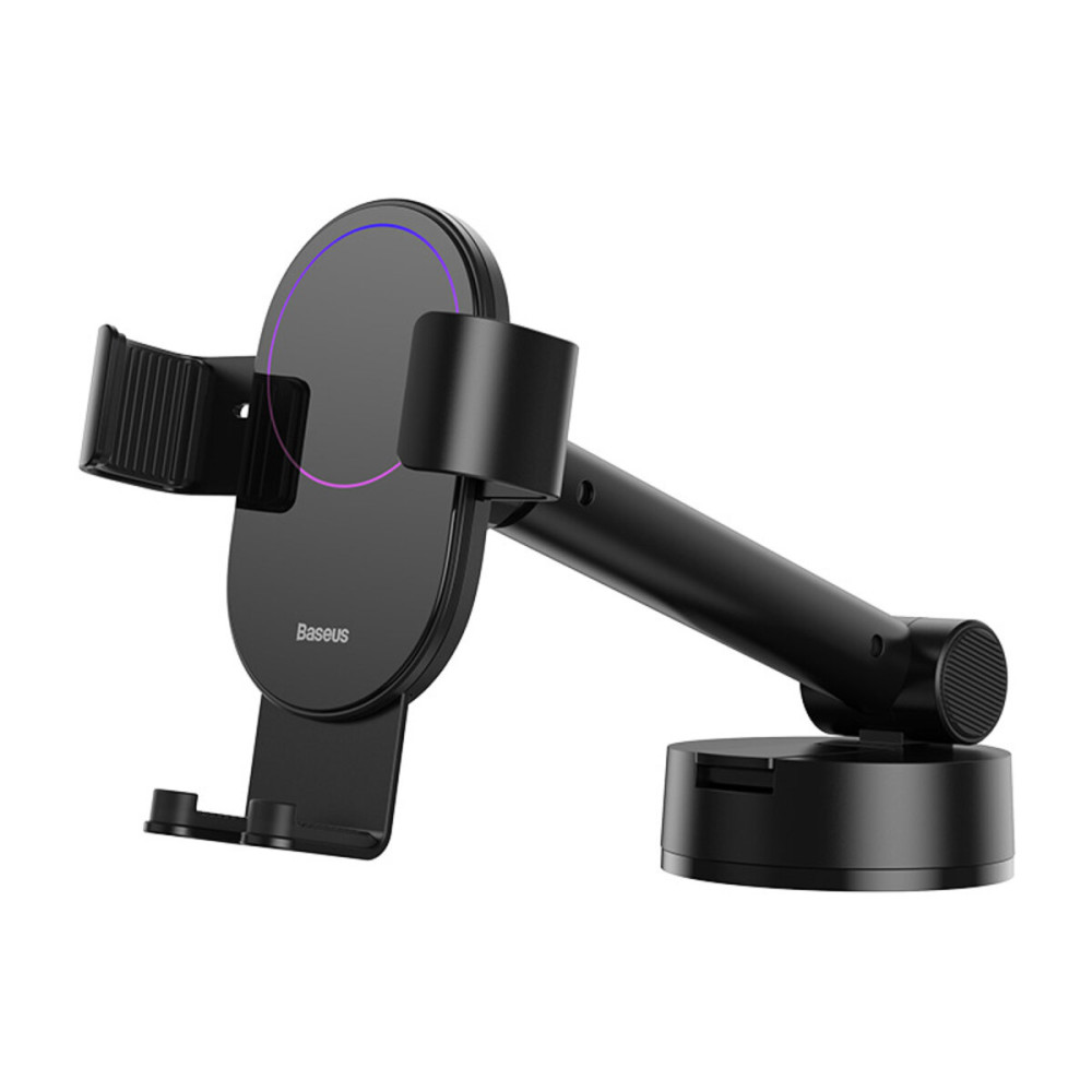 Держатель для мобильного Baseus Simplism gravity car mount holder с присоской черный (SUYL-JY01)