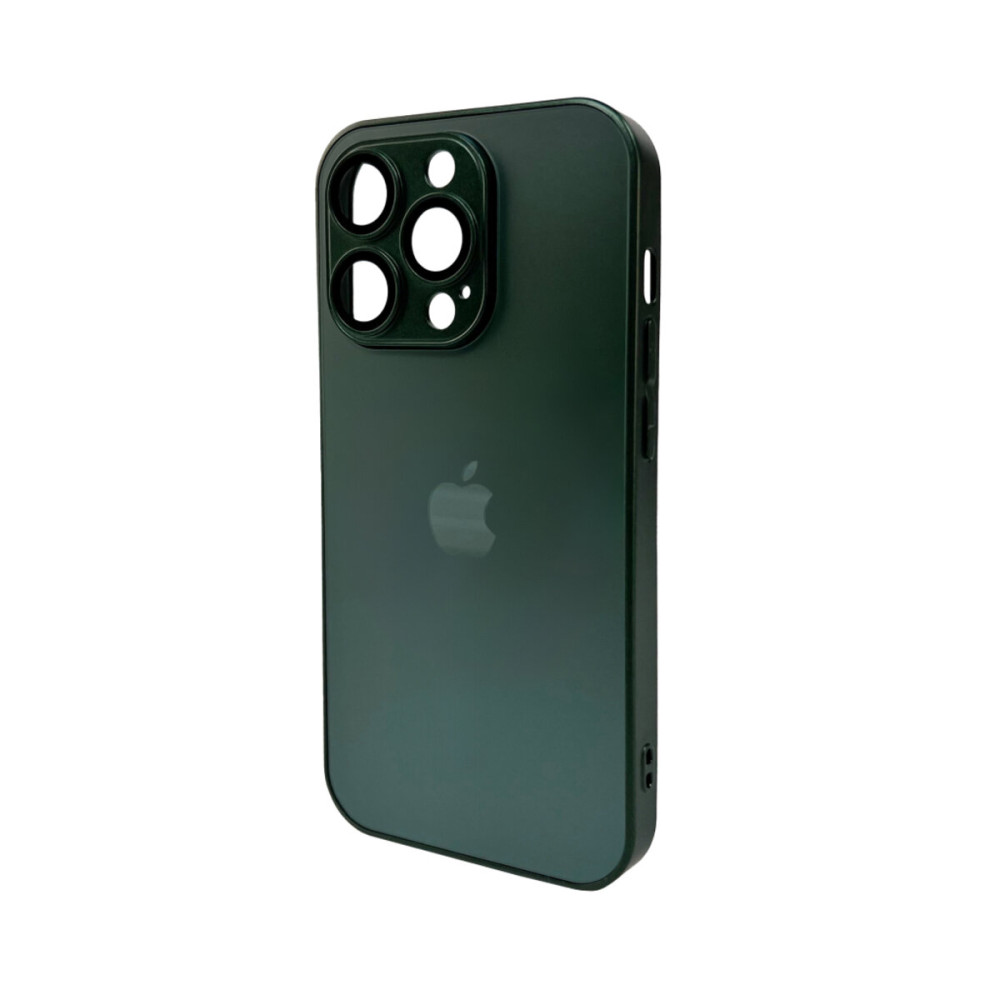 Чехол для смартфона AG Glass Matt Frame Color Logo для Apple iPhone 14 Pro Cangling Green (AGMattFrameiP14PGreen)