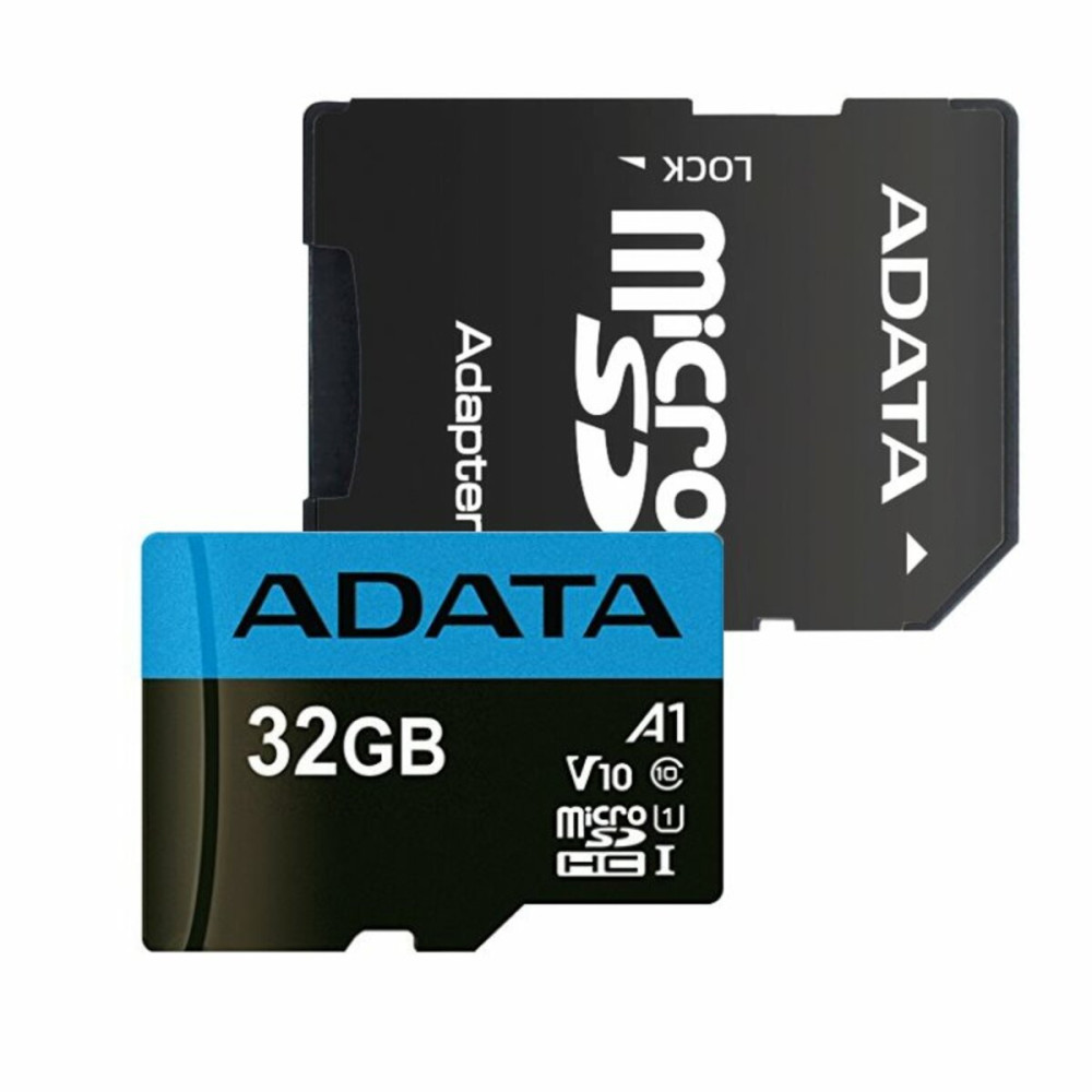 microSDHC (UHS-1) A-DATA Premier 32Gb Class 10 A1 (R-100Mb/s) (адаптер SD) (AUSDH32GUICL10A1-RA1)