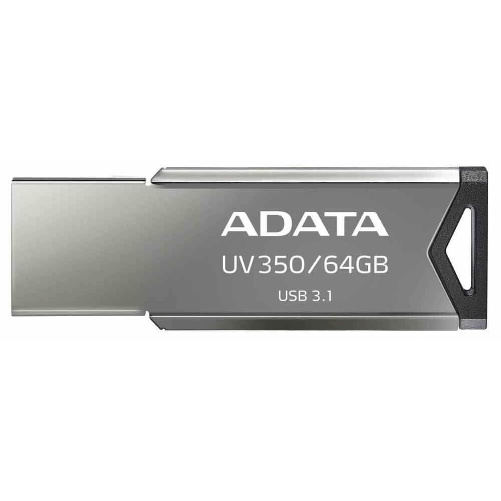 Flash A-DATA USB 3.2 UV 350 64Gb Silver (AUV350-64G-RBK)