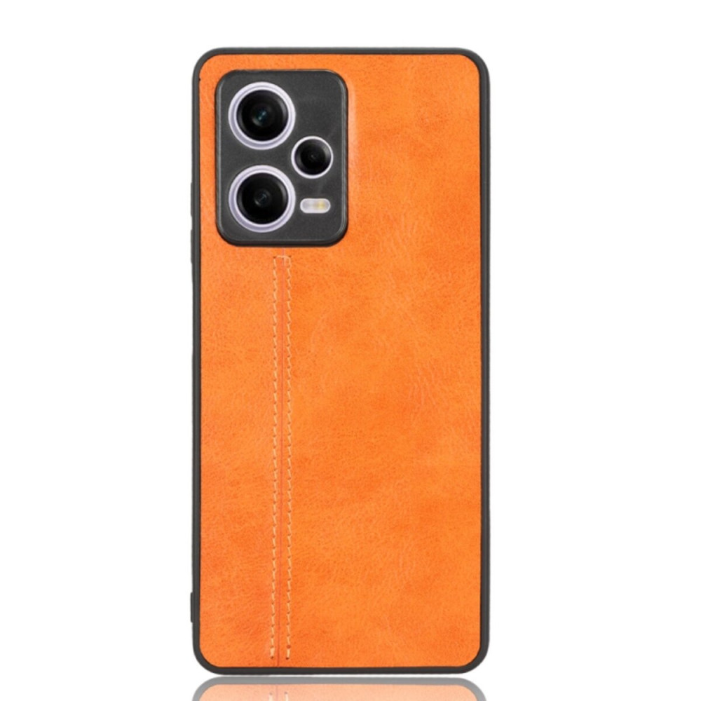 Чехол для смартфона Cosmiс Leather Case для Xiaomi Redmi Note 12 Pro 5G оранжевый (CoLeathXRN12P5GOrange)